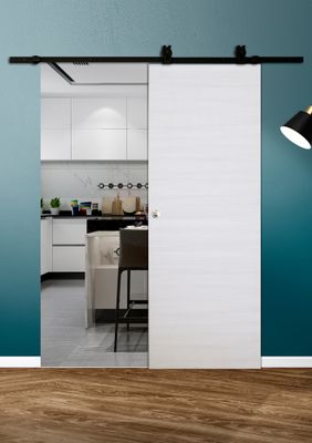 Porte coulissante postformée décor mélaminé IVOIRE H.204 x l.83 cm SMIS