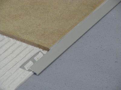 Arrêt de transition 10 mm aluminium anodisé naturel 2,50 m DINAC