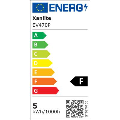 Ampoule LED E14 5,3 = 470 lumens blanc chaud - XANLITE