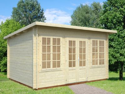Abri de jardin bois Bois Naturel  Lisa 11,5m2 Livraison à domicile incluse