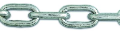 Chaîne soudée maille courte en acier zingué diamètre 3 mm vendue au mètre CHAPUIS