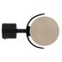Embout déco cercle à visser en bois et métal diam 28 mm Finition Noir mat - MOBOIS