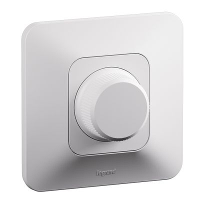 Interrupteur variateur de lumière encastrable universel complet Blanc - Neptune LEGRAND
