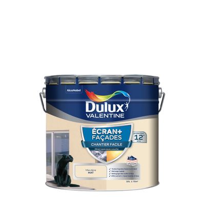 Peinture Ecran+ Façades Chantier Facile Mat Meulière 10 L - DULUX VALENTINE