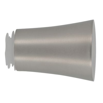 Embout déco pommeau en métal diam 28 mm Finition Chrome mat- MOBOIS