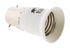 Adaptateur de douille électrique B22 vers E27 plastique blanc - ZENITECH