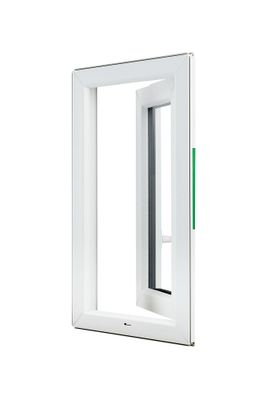 Fenêtre PVC blanc 1 vantail tirant gauche H.75 x l. 40 cm CLOSY