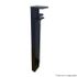 Pied étau rectangulaire noir pour table basse hauteur 42 cm MOTTEZ