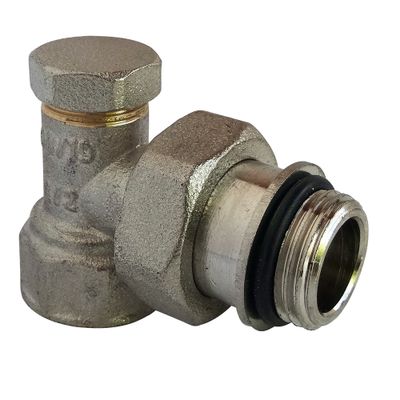 Coude de réglage de radiateur nickelé femelle 15/21 (1/2) SOMATHERM