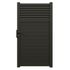 Portillon aluminium JASMIN l.1,00 x H.1,834 m gris quartz livraison directe à domicile GARDEN GATE