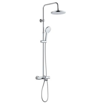 Colonne de douche thermostatique chrome Mila - EDOUARD ROUSSEAU