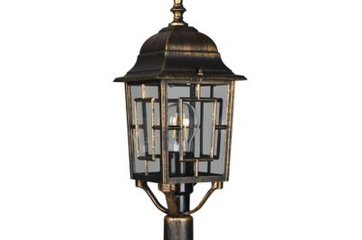 Lampadaire extérieur E27 200cm Volturno rouille IP44 3x60W - TRIO