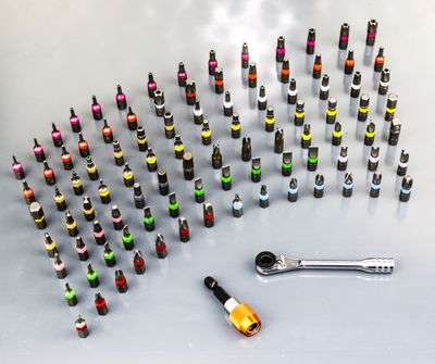 Coffret de vissage de 98 embouts FISCHER DAREX