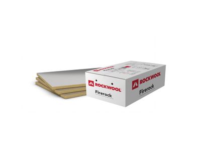 Panneau de laine de roche rigide Firerock - Épaisseur 30 mm - l.0,60 x L.1,00 m ROCKWOOL
