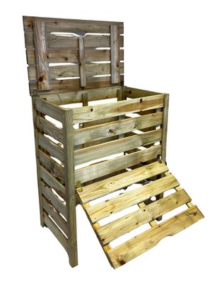 Composteur de jardin double ouverture 360 L