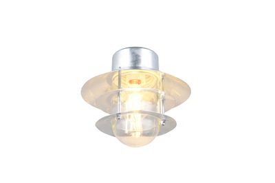 Applique extérieur descendante E27 IP44 10W Zinc - Ruvuma TRIO