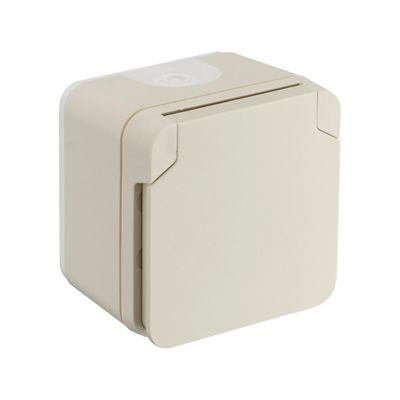 Prise 2 pôles+terre étanche IP55 sable Cyklone DEBFLEX