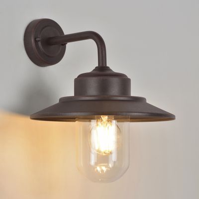 Applique extérieur E27 Praia rouille IP44 60W - COREP