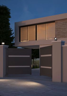 Projecteur extérieur LED Wink 2 noir IP65 3000 lumens blanc chaud - ARIC