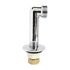 Colonnette laiton chrome mâle 15 x 21 (1/2) mâle 20 x 27 (3/4) SOMATHERM