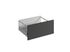 Façade tiroir pour meuble de cuisine Lotus anthracite mat 27,6 x 60 cm OFITRES