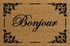 Paillasson coco 40 x 60 cm texte blanchi ID HOME