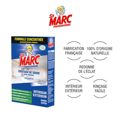 Cristaux de soude Gros travaux 1KG - ST MARC
