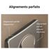 Plaque de finition 2 postes Porcelaine blanc - Céliane LEGRAND