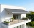 Store Banne 2 x 3 m Structure Anthracite Toile Grise