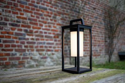 Lanterne extérieur rechargeable LED Saona IP54 150 lumens blanc chaud - TIBELEC