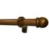 Kit de tringle à rideaux en bois 2 m diam 28 mm Finition Chêne - MOBOIS