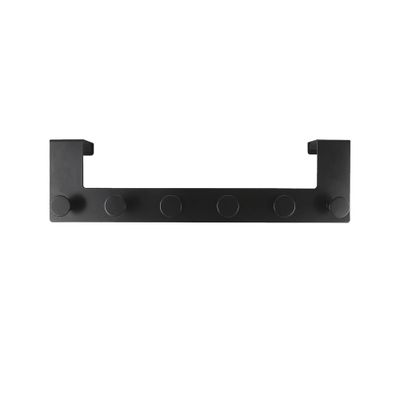 Patère 6 têtes aluminium noir mat REI