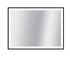 Miroir LED rectangulaire 75 X 100 cm Swann Black 2 MP GLASS