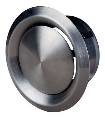 Bouche de soufflage réglable inox diamètre 125 mm AUTOGYRE