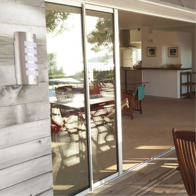 Applique extérieur E27 Harbour nickel brossé IP44 20W - COREP