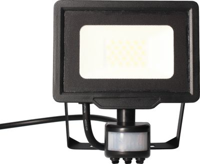 Projecteur extérieur LED détecteur de mouvements Kali noir IP44 1700 lumens blanc neutre - ARLUX