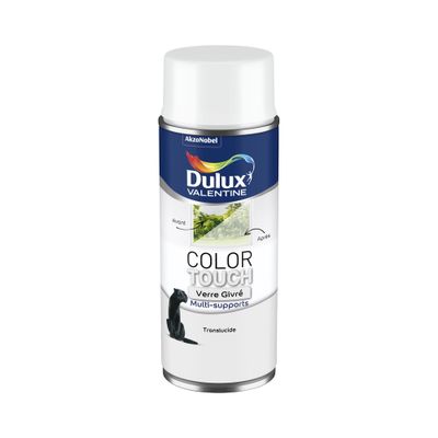 Bombe de peinture Color Touch verre givré translucide 400 mL - DULUX VALENTINE