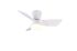 Ventilateur de plafond avec lumière LED + télécommande Blanc Ø76cm - Randers REALITY