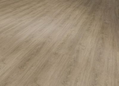 Lame PVC clipsable sous-couche intégrée effet bois marron LEYLA ép 5,7 mm 22,9 x 1250 cm compatible pièce humide 2m²/pqt GERFLOR
