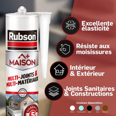 Mastic Maison Multi-Usages Transparent 280 ml RUBSON