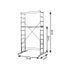 Echafaudage aluminium B4 4 m - CENTAURE