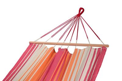 toile hamac kolor rouge orange écru JOBEK