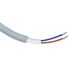Câble électrique tissu bleu pastel 3m - TIBELEC
