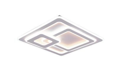 Plafonnier LED carré Mita blanc 9250 lumens blanc variable CCT - TRIO