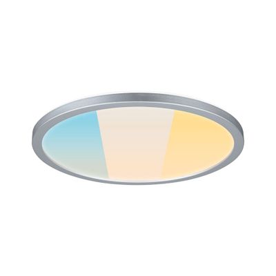 Plafonnier LED salle de bain IP44 2250 lumens lumière blanc variable Ø30cm Chrome - Atria Shine PAULMANN