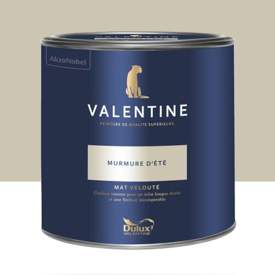 Peinture Valentine Mat Velouté Murmure d'Été 2 L - DULUX VALENTINE