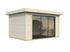 Studio de jardin en bois Lydia - ép.28 mm - 15 m² hors-tout - WHITE WOOD
