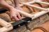 Echelle plate de toit 2 x 2 m Safety Roof en bois - HAILO