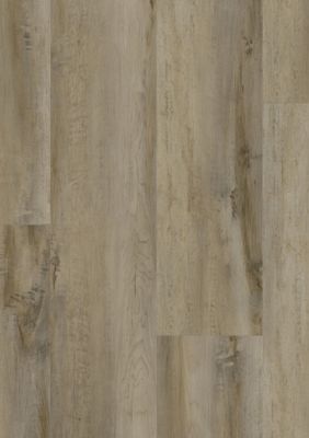 Lame PVC clipsable sous-couche intégrée effet bois taupe MADINA ép 5,7 mm 22,9 x 1250 cm compatible pièce humide 2m²/pqt GERFLOR