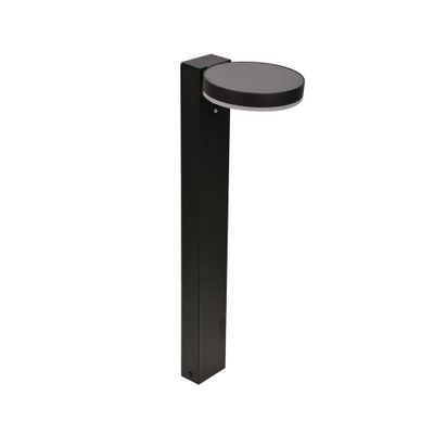 Borne extérieur solaire LED 60cm détecteur de mouvements Halo noir IP44 500 lumens blanc chaud - COREP